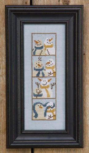 Snowmen Photobooth– PAPER Pattern and Kit – Bent Creek