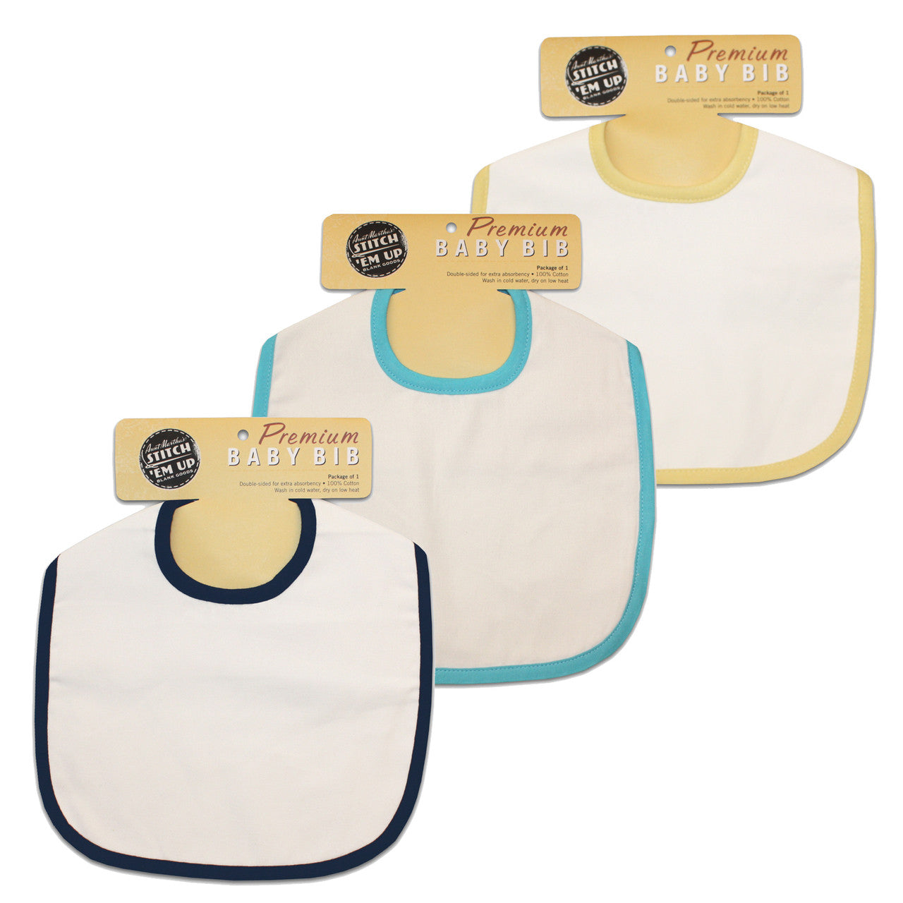 Stitch 'Em Up Baby Bibs by Aunt Martha's