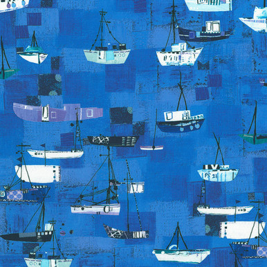 Robert Kaufman Fabrics - Shoreline by Liz and Kate Pope - RPTD022892-76 - Regatta