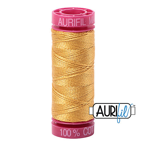 Aurifil Mako 12wt Cotton 50 m (54 yd.) spool - 2132 Tarnished Gold