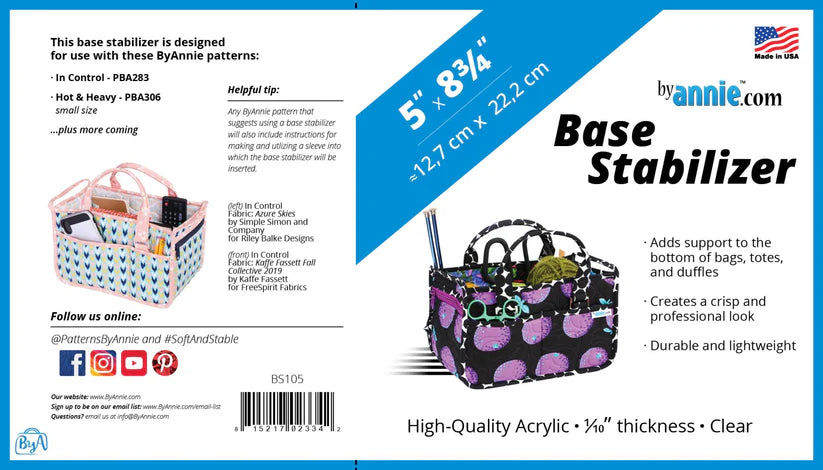 ByAnnie Base Stabilizer - 5" x 8.75 BS105