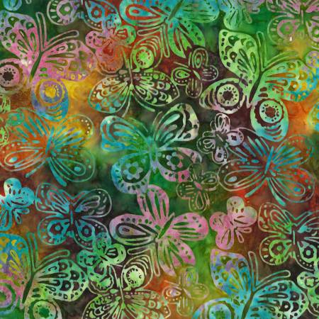 Amber Butterfly Batik