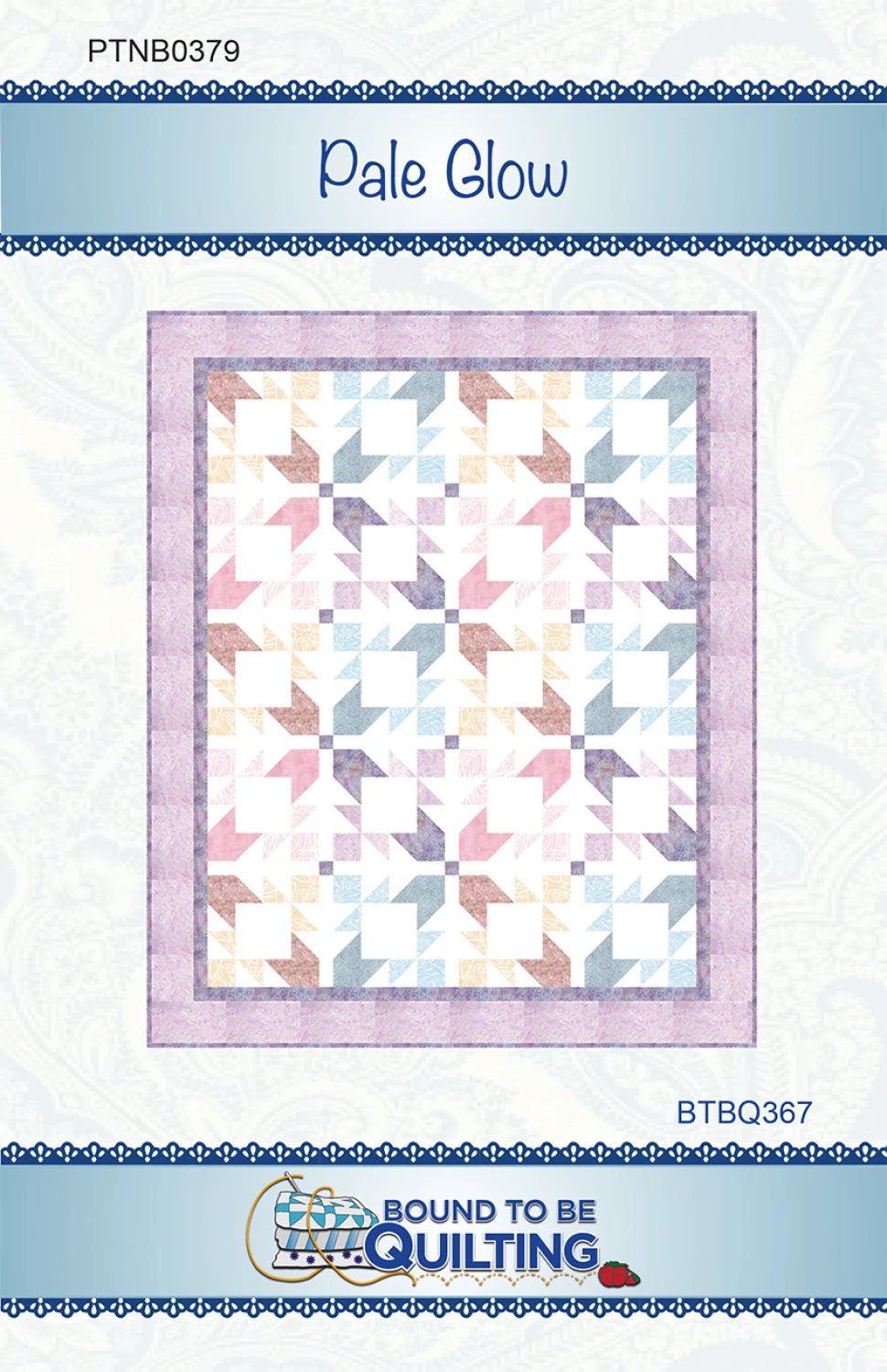 Pale Glow by Bound to Be Quilting - Paper Pattern