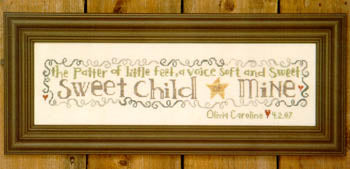Baby Row Cross Stitch Pattern Bent Creek