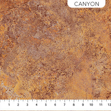 CLEARANCE Autumn Shades Backing - Northcott Fabrics - Marrakech Warm by Linda Ludovico - 26757-37 - Canyon