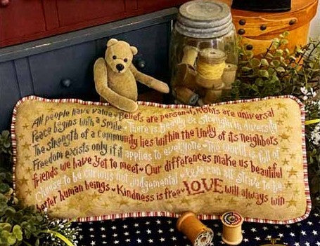 Banner of Benevolence | Cross Stitch Pattern by Silver Creek Samplers