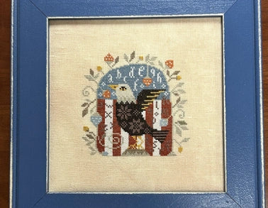 Barbara Ana PATRIOTIC ABC Cross Stitch Pattern