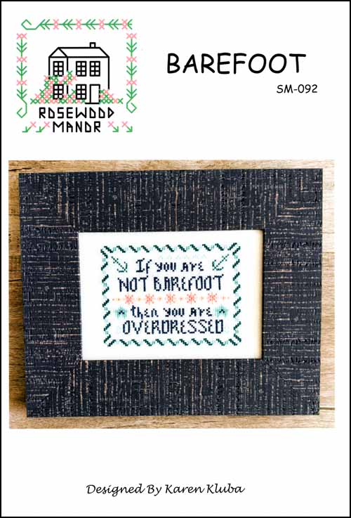 Barefoot Cross Stitch Pattern by Rosewood Manor