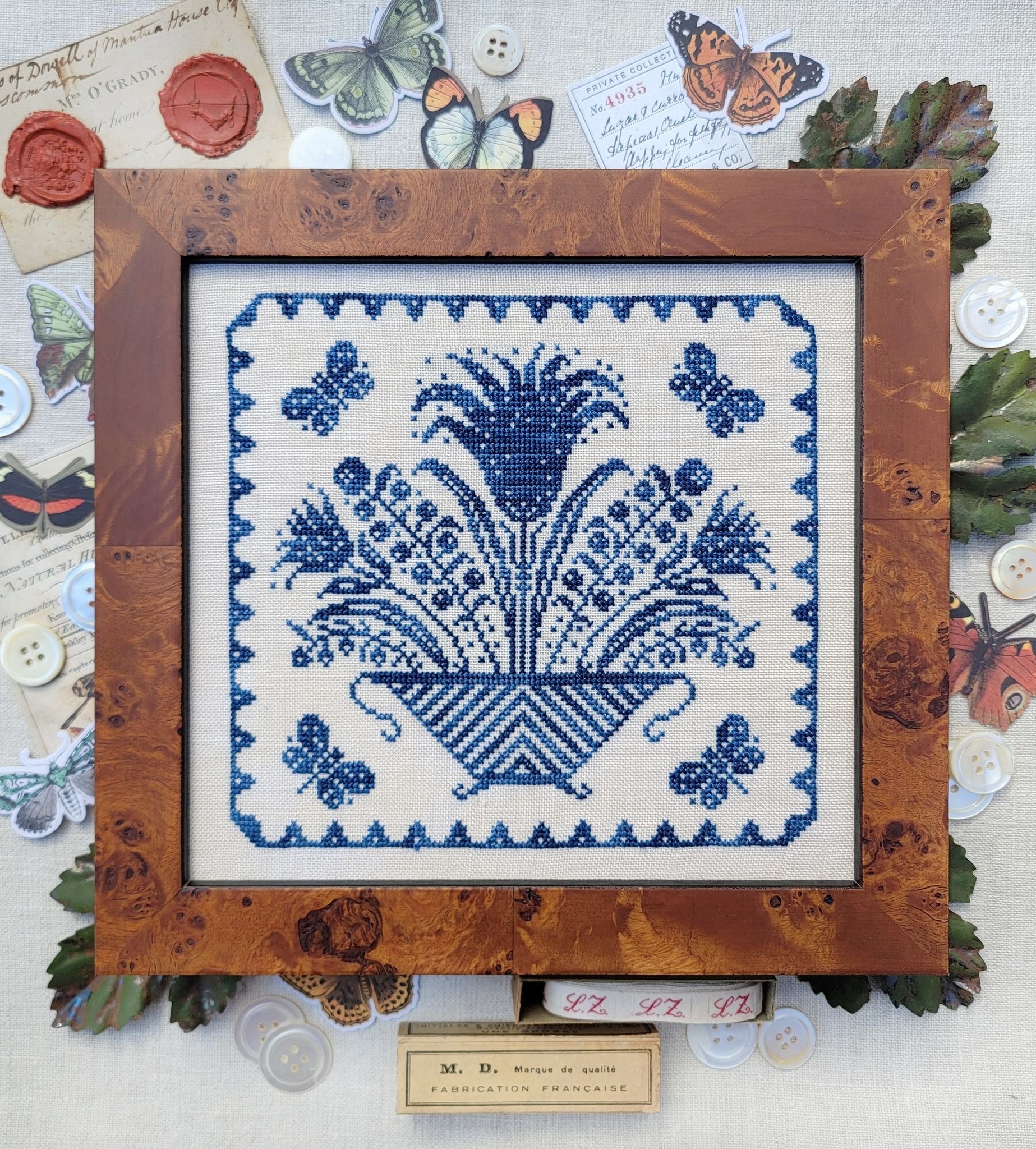 Spring Parade Sewing Basket - Stacy Nash