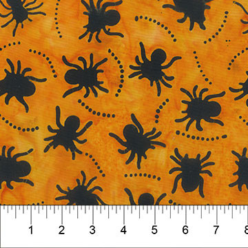 CLEARANCE Banyan Batiks - Midnight Magic by Patrick Lose - 8300258 - Black Spiders