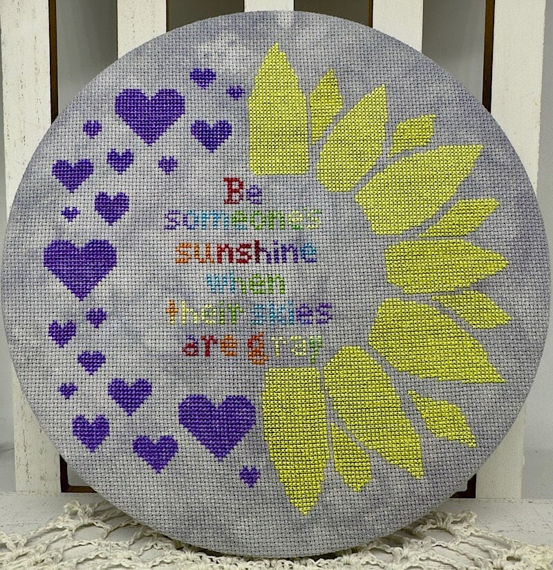Be the Sunshine Cross Stitch Pattern by SamBrie Stitches Designs
