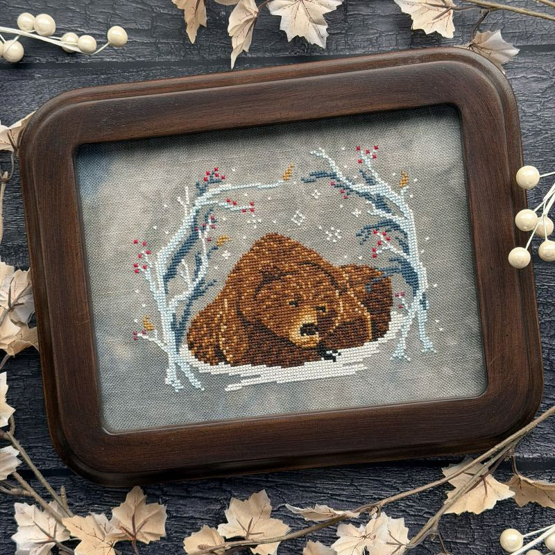 Bear in the Den by The Stitch Crypt