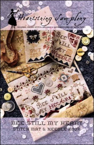 Bee Still My Heart Cross Stitch Pattern by Heartstring Samplery