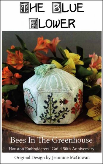 Bees In The Greenhouse Cross Stitch Pattern by The Blue Flower