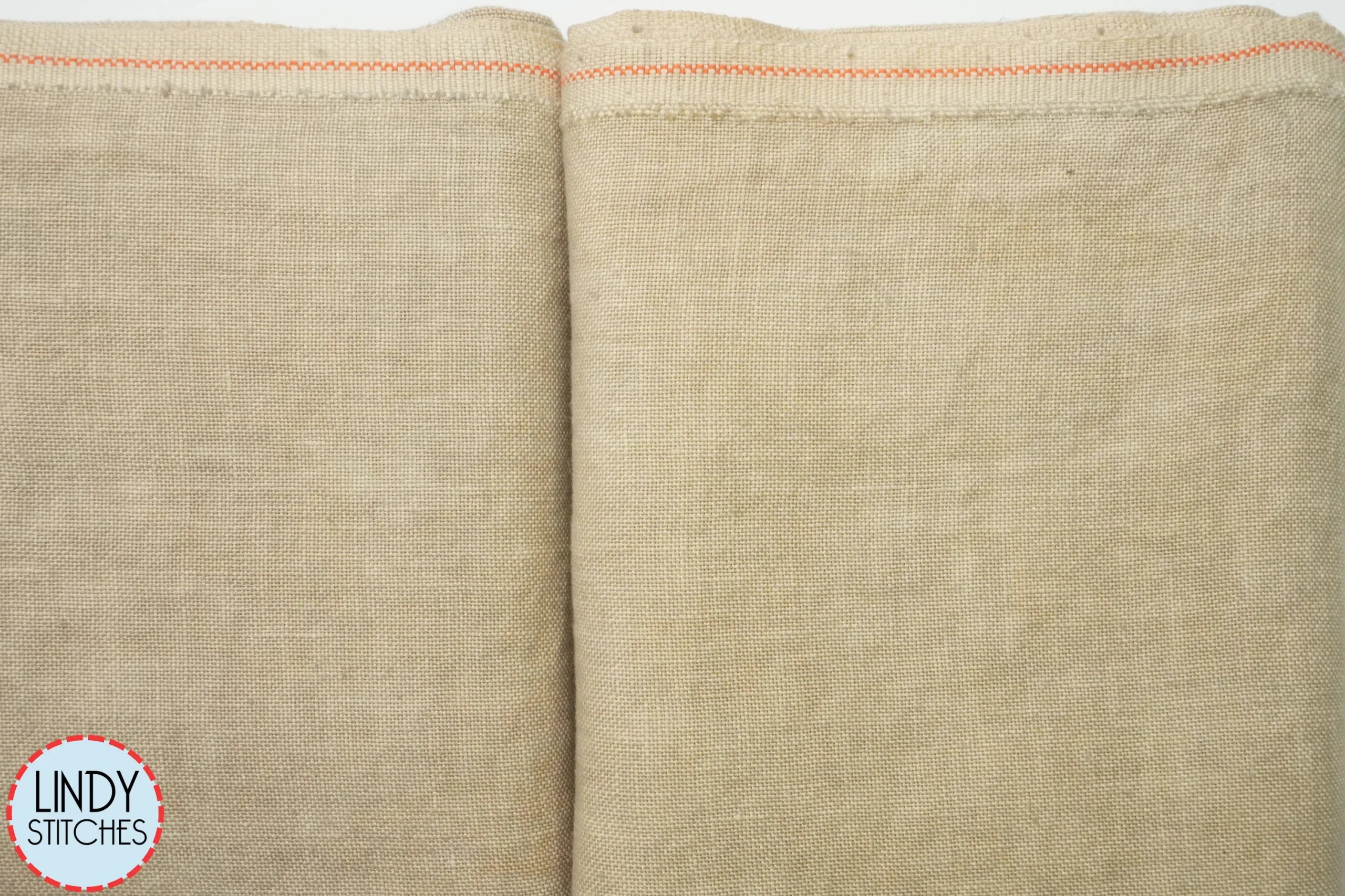 40 count BEIGE Newcastle Linen by Weeks Dye Works (Zweigart Base)