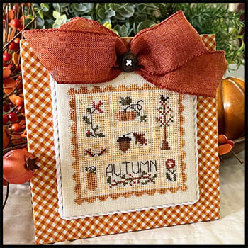 Bits And Pieces Of Autumn Cross Stitch Pattern by Little House Needleworks