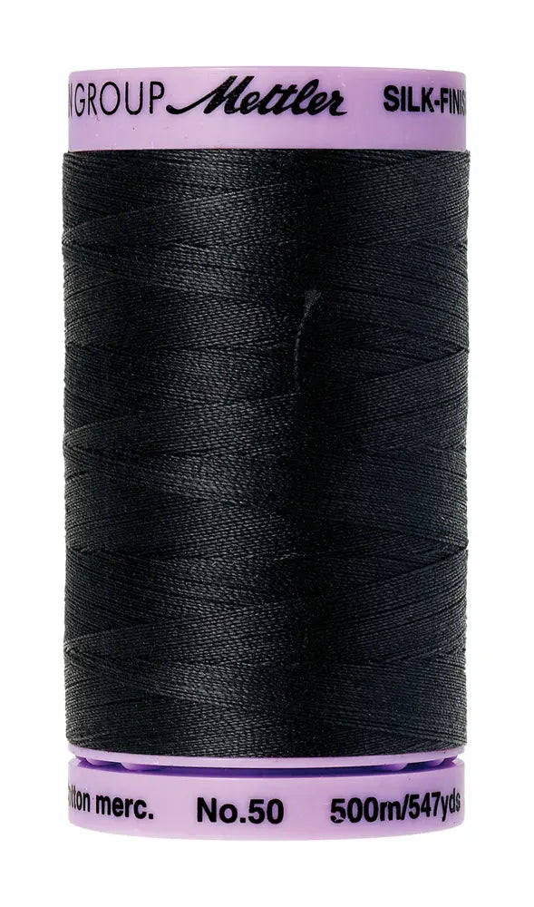 Mettler Cotton Silk Finish 50wt Black