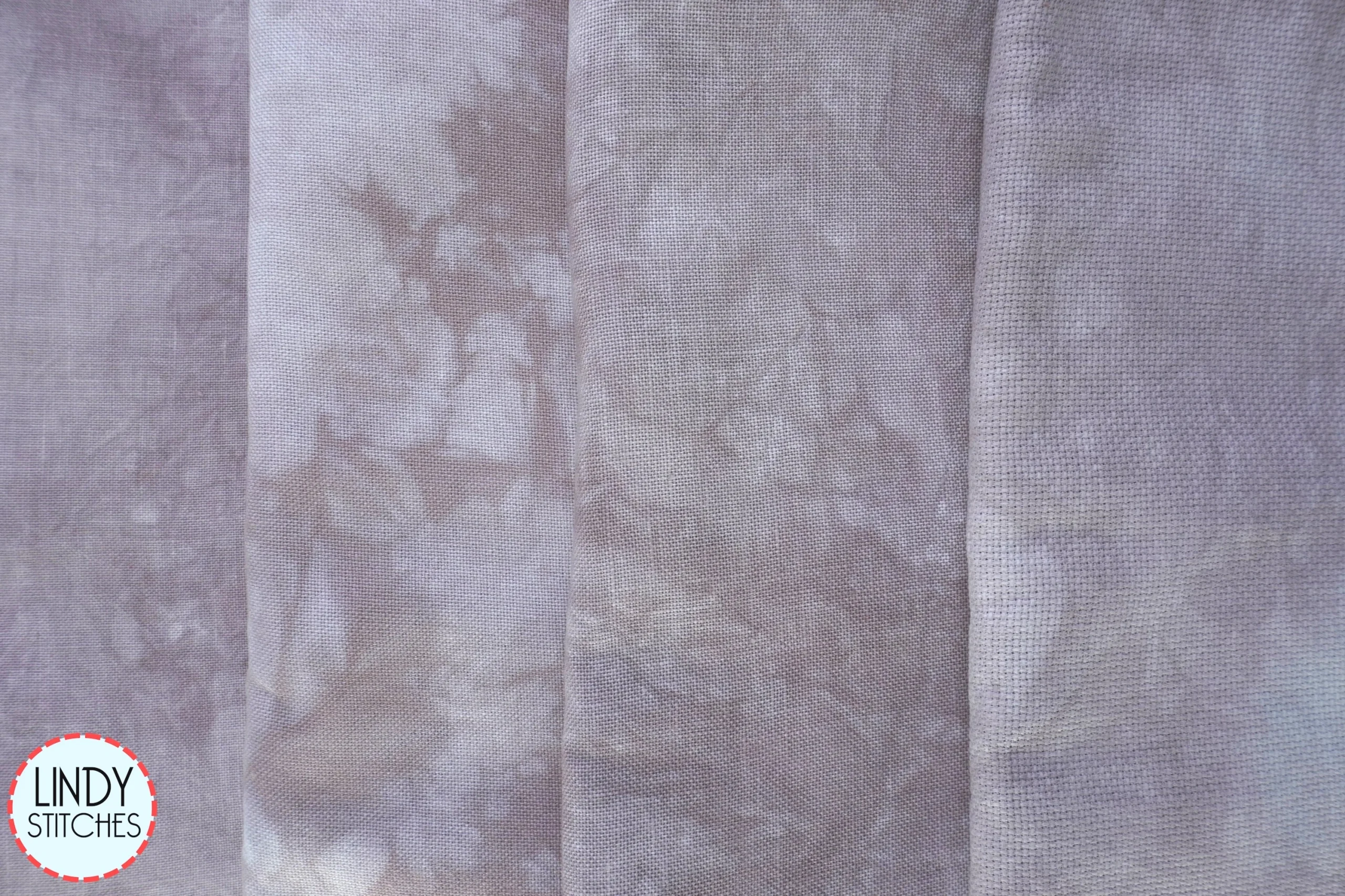 16 Count Blackberry Latte Aida Hand Dyed Fabrics by Grace Notes Fabrics