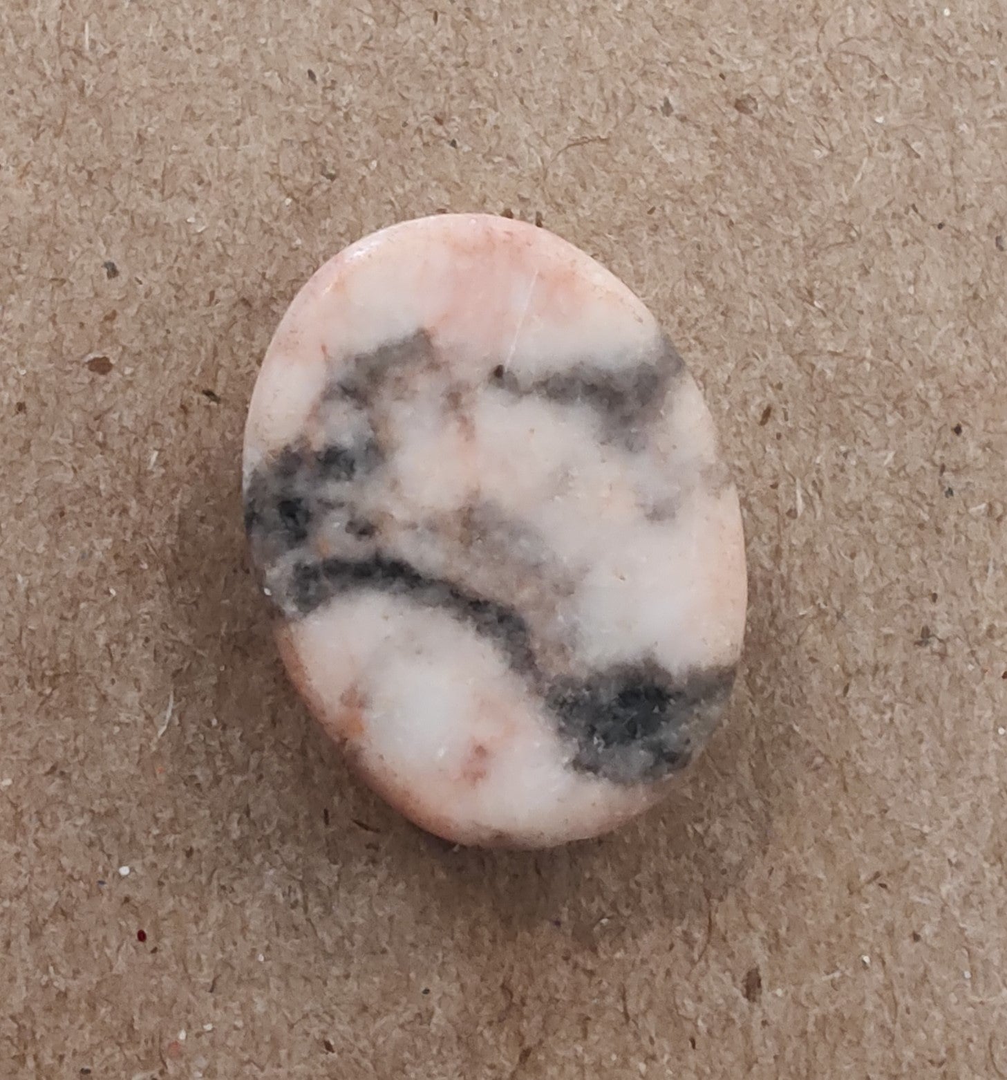Needle Minder - Pink and Black Marbled Stonew/needle hole