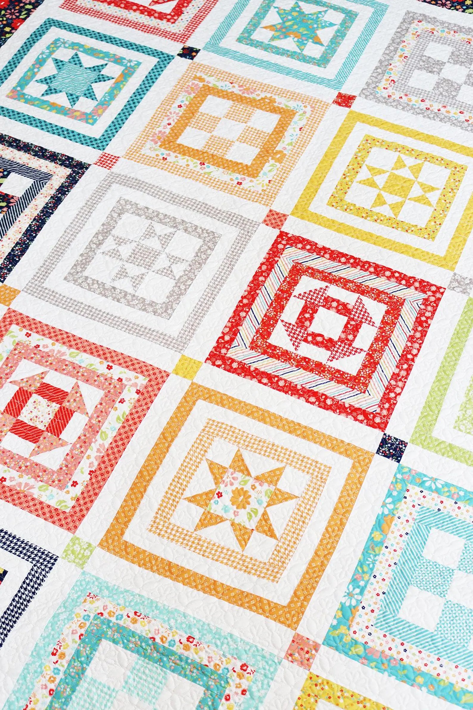 Block Party Quilt Pattern by A Quilting Life