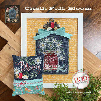 Bloom: Chalk Full Series Cross Stitch Pattern by Hands On Design