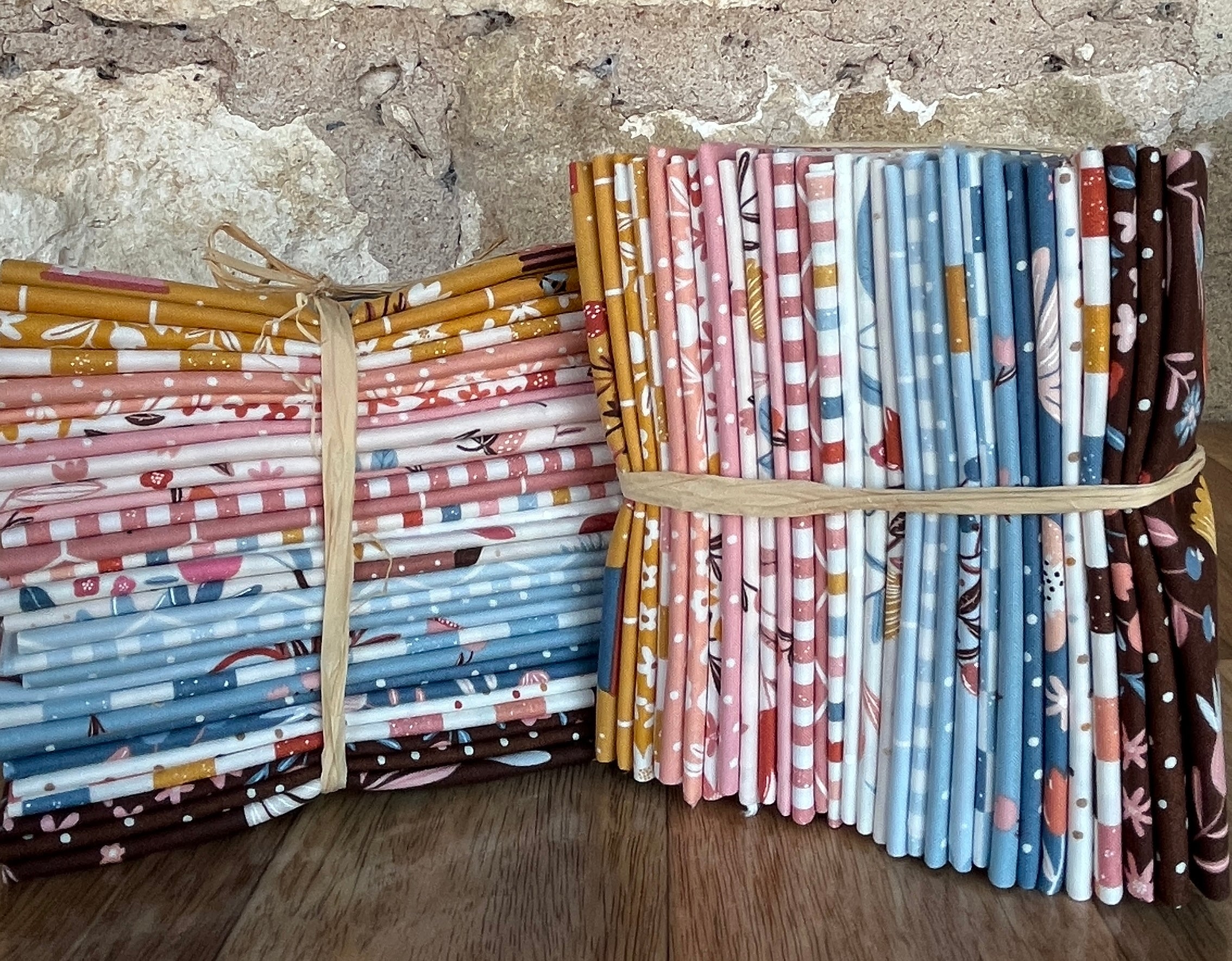 Blossoms and Blooms Fat Eighth Bundle by Elena Amo for Moda Fabrics