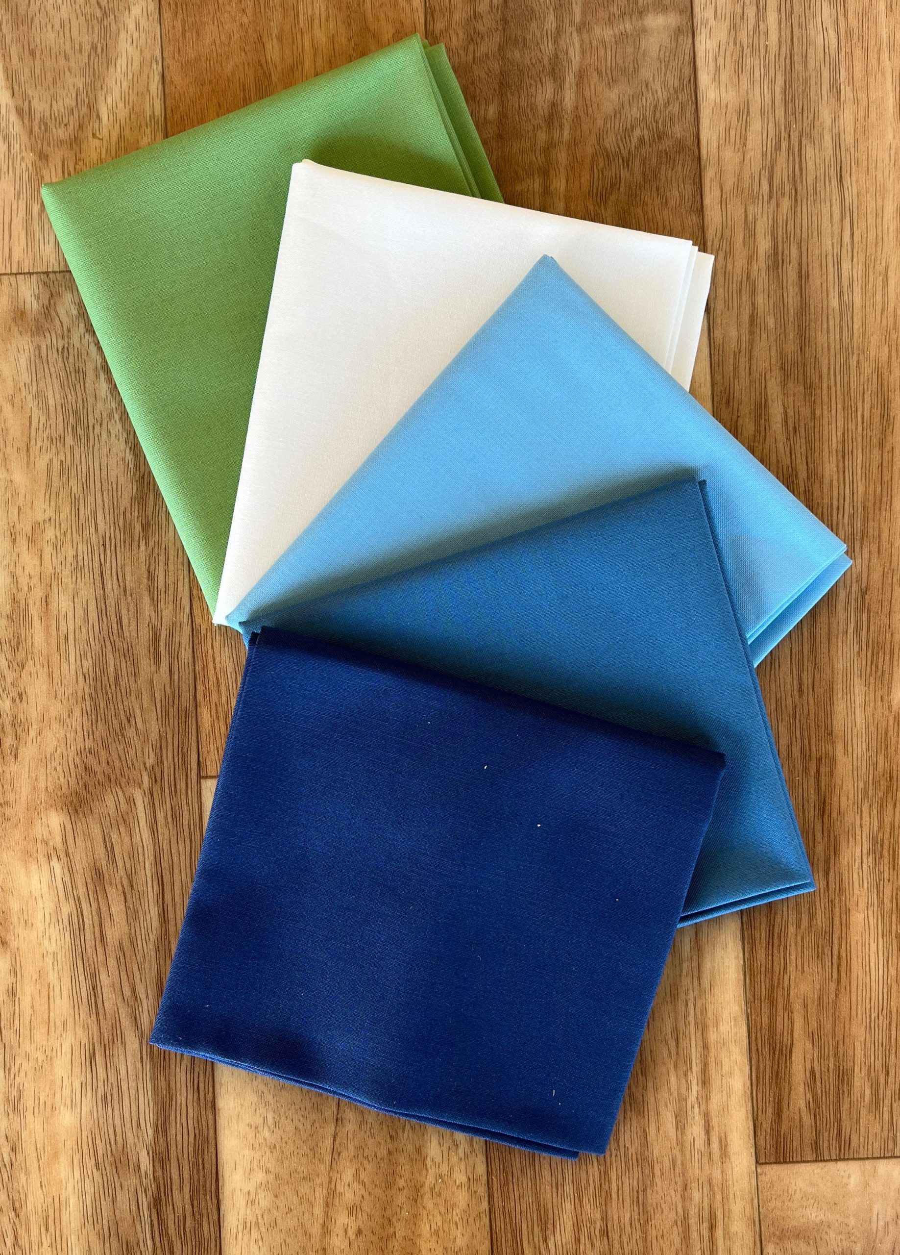 Blueprint Bella Solids Coordinates Fat Quarter Bundle by Camille Roskelley for Moda Fabrics