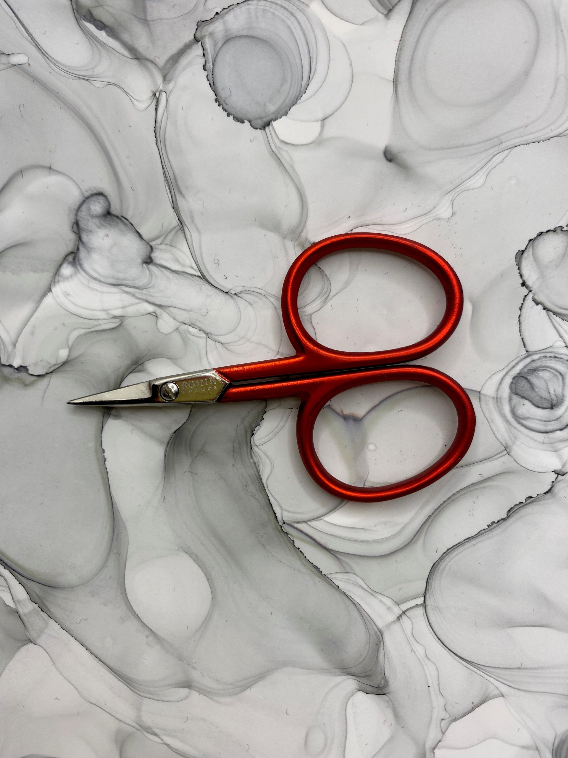 2 1/4" Bohin 'Baby' Scissors with Red Handle