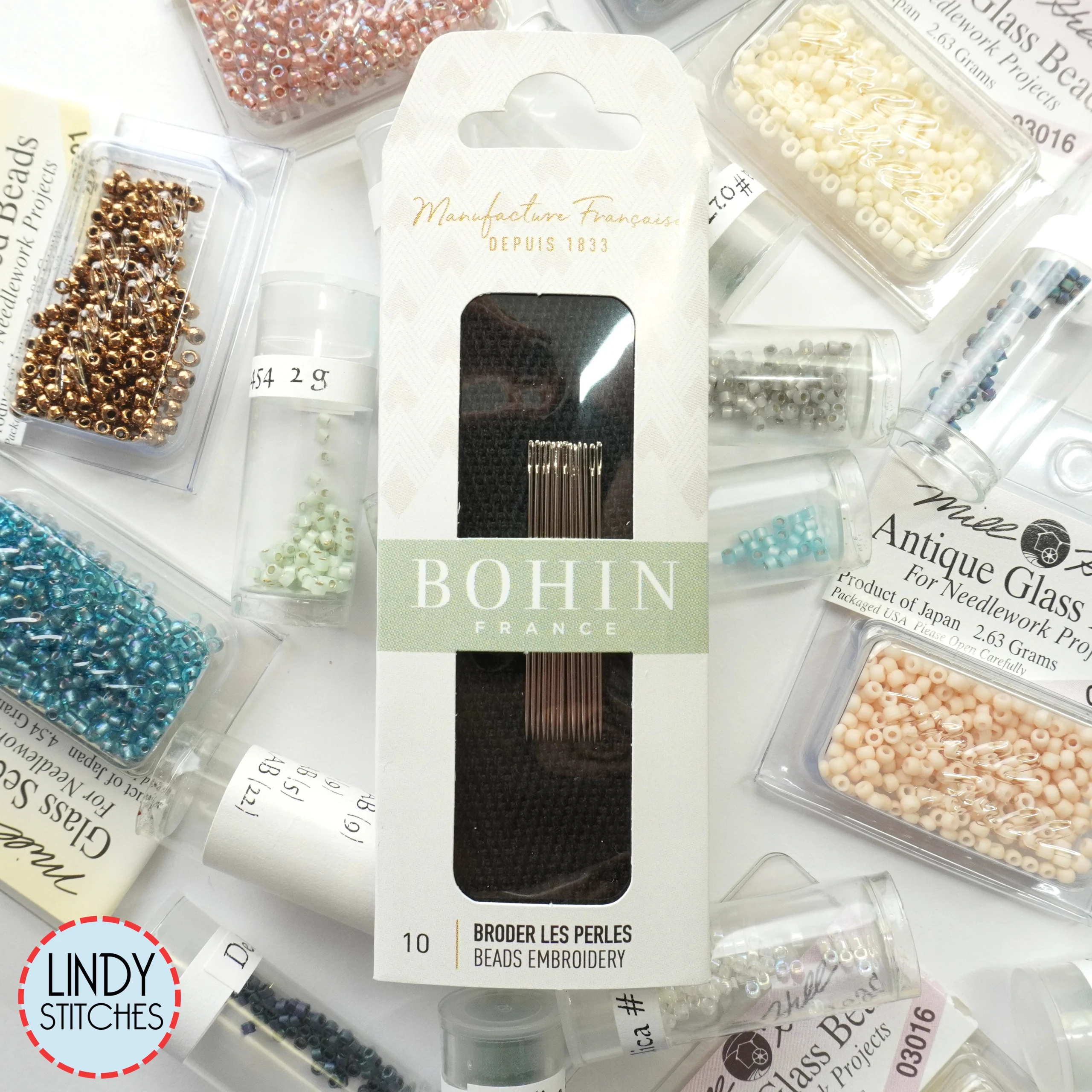 Bohin France Beading Needles Size 10 Short