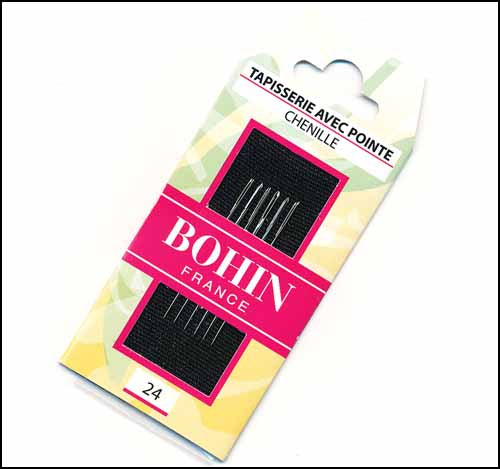 Size 24 Chenille Needles by Bohin France