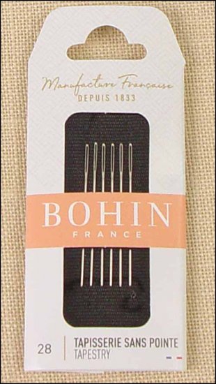 Sizes 28 Tapestry Needles by Bohin France