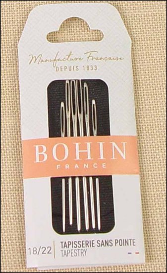 Sizes 18/20/22 Tapestry Needles by Bohin France