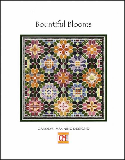 Bountiful Blooms Cross Stitch Pattern by CM Designs