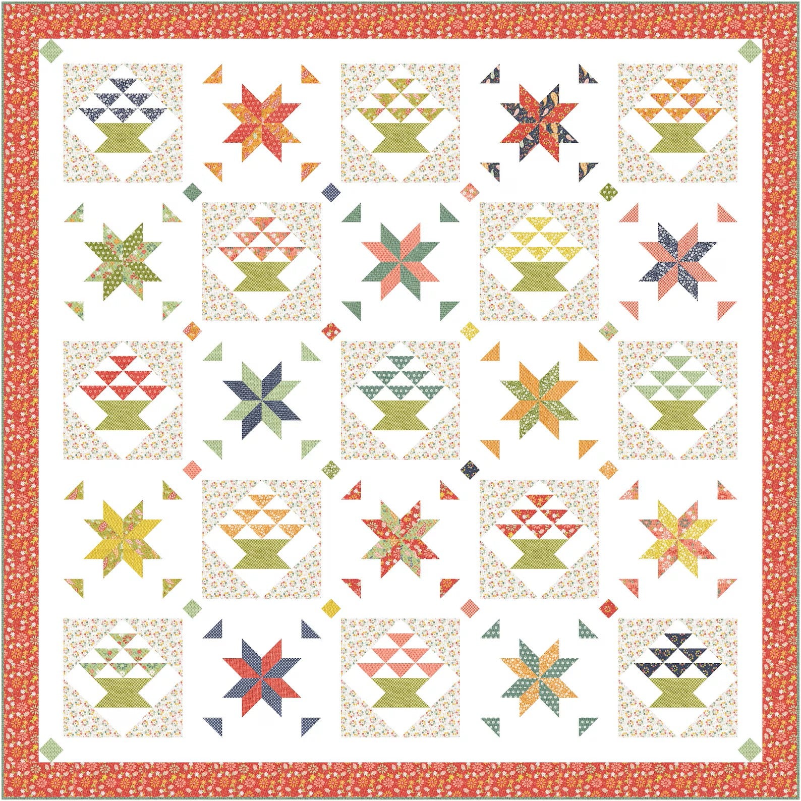 Bountiful Baskets Quilt Pattern by Chelsi Stratton