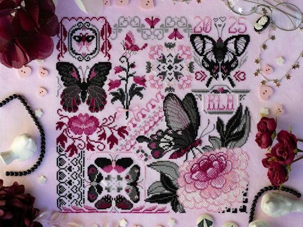 Butterfly Bouquet by Sprouting Lupine Cross Stitch Pattern