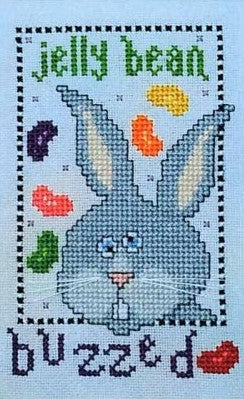 Buzzed Bunny Cross Stitch Pattern by Val's Stuff
