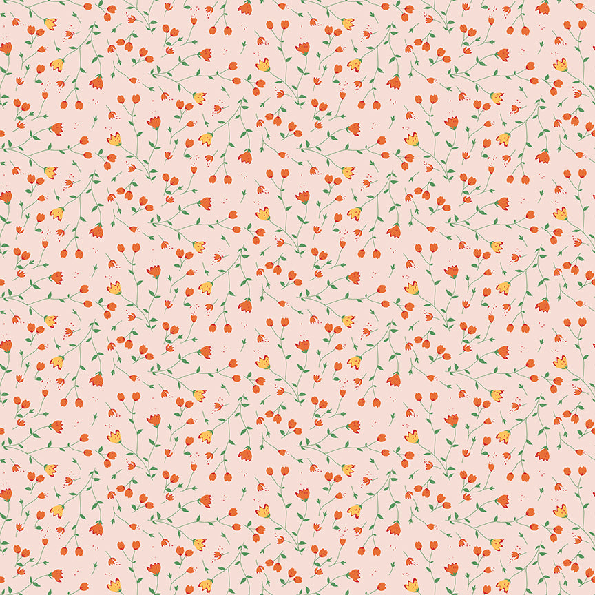 Serendipity 2 - Blush Floral - Minki Kim **85CM END OF BOLT**