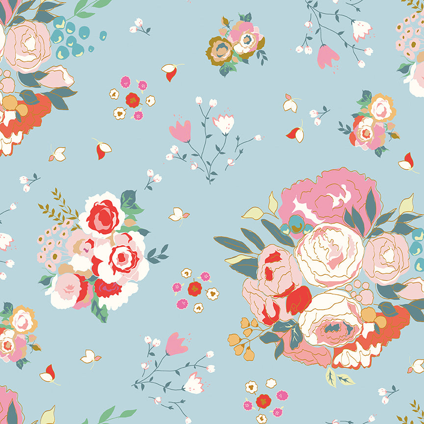 **PRE-ORDER** Cotton Nook - Main (Sky) - Minki Kim (Riley Blake Designs)