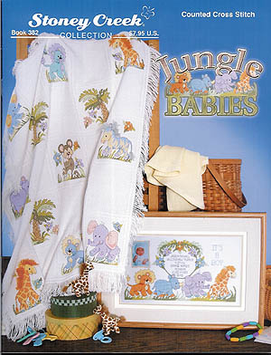 Jungle Babies Book 382 - Cross Stitch Chart