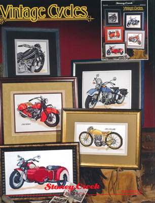 Vintage Cycles Book 406 - Cross Stitch Chart