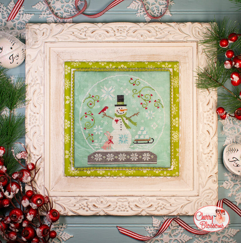Snow Day Cross Stitch Pattern by Cherry Blossoms