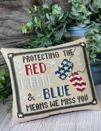 Miss our Hero - Crafty Bluebonnet Designs