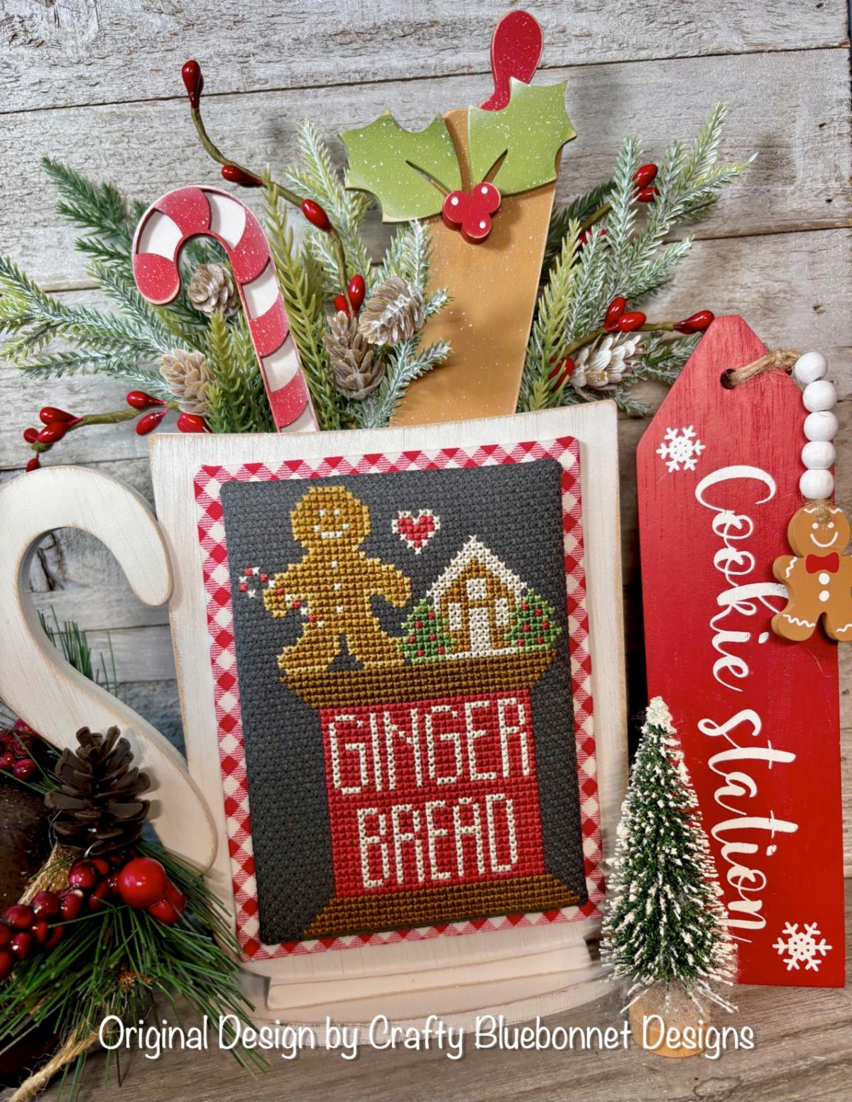 Gingerbread Spool - Crafty Bluebonnet Designs