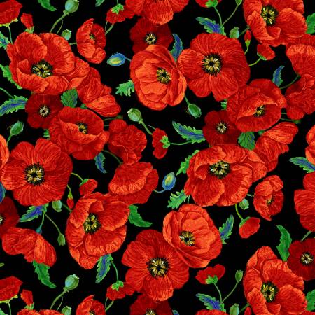 Black Poppy Bouquet