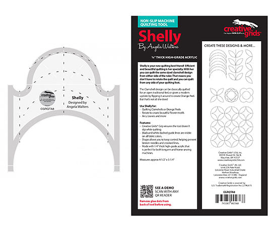 Creative Grids Machine Quilting Tool - Shelly (By Special Order: Read description for full details)
