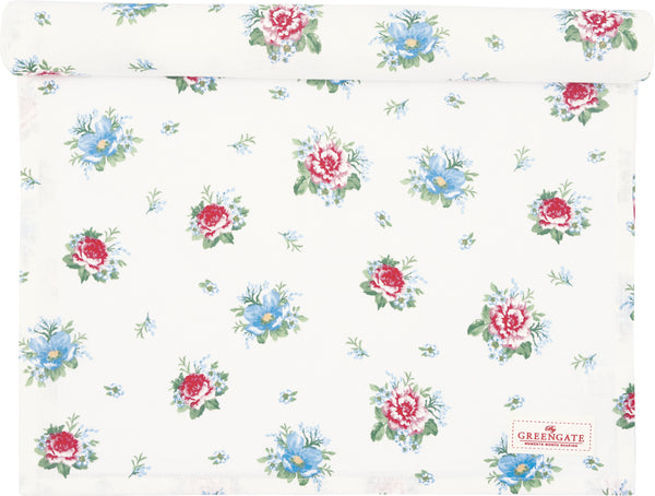 GreenGate Table Runner Alivia White 30 x 220cm
