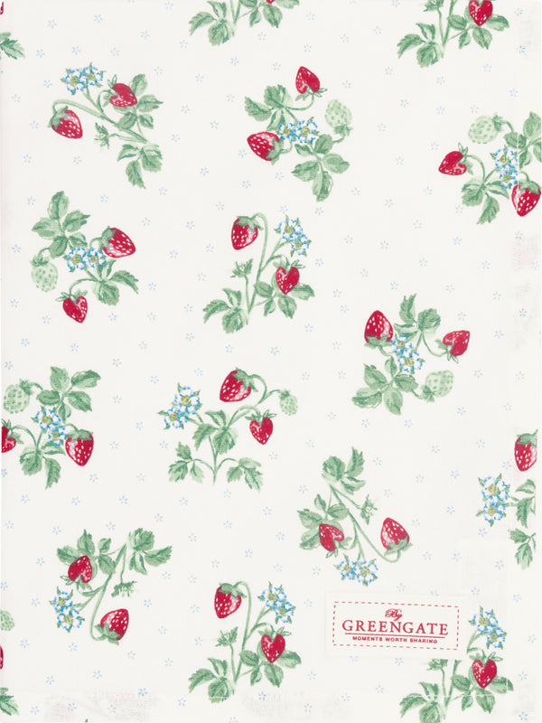 GreenGate Tea Towel Berry White