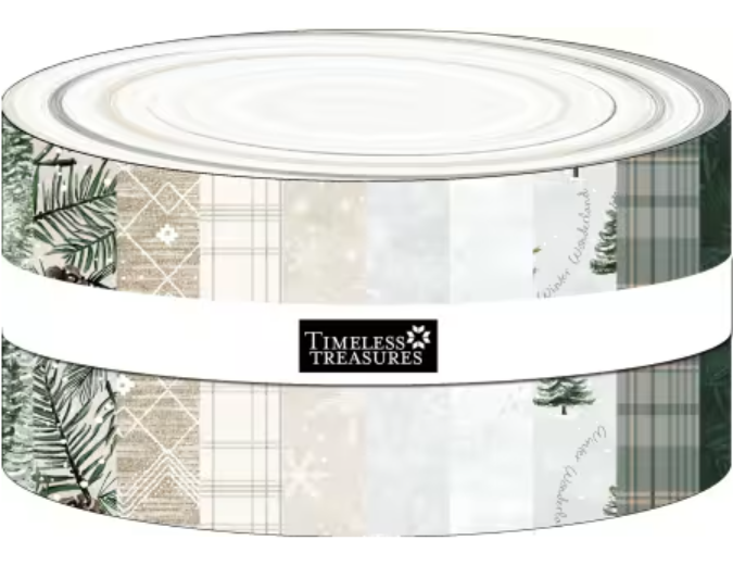 Winter Wonderland by Katie Hennagir Designs From Timeless Treasures2.5" Strips