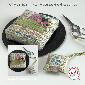 Came The Spring: House On A Hill Series Cross Stitch Pattern by Hands On Design