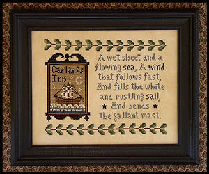 Captain's Inn Cross Stitch Pattern by Little House Needleworks